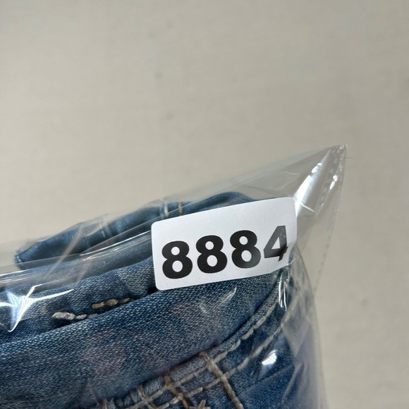 BKE Jeans Mens 29L Tall Aiden Straight Western Distressed Whiskered Stitching - Picture 11 of 11